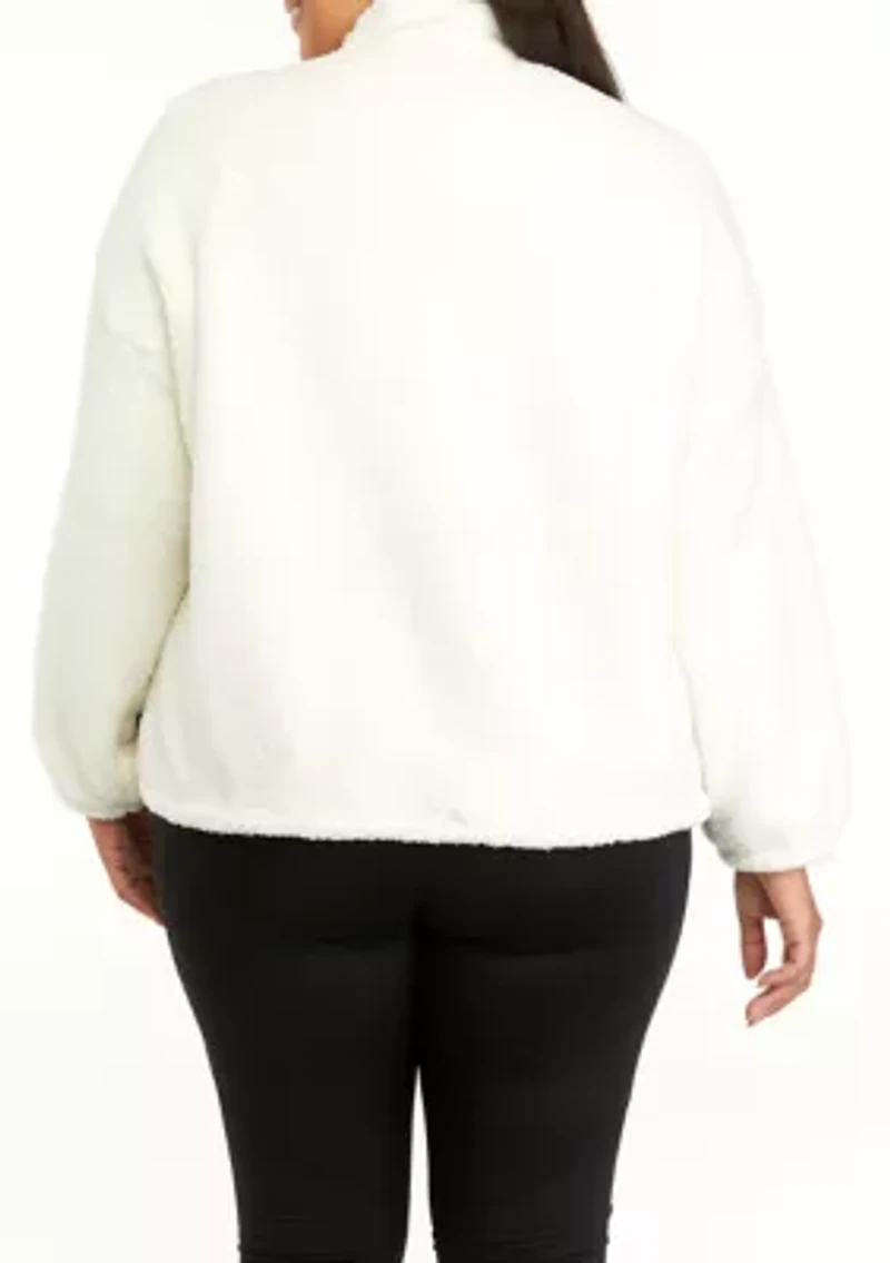 Plus Sherpa Full Zip Jacket