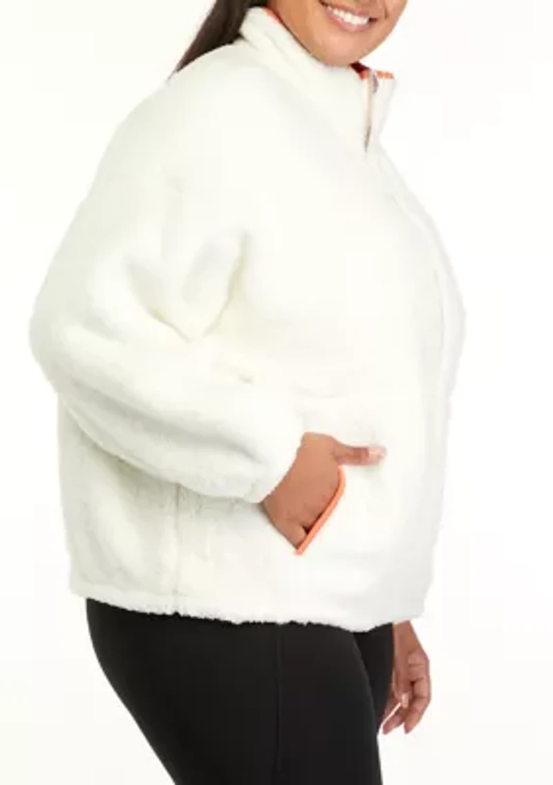 Plus Sherpa Full Zip Jacket
