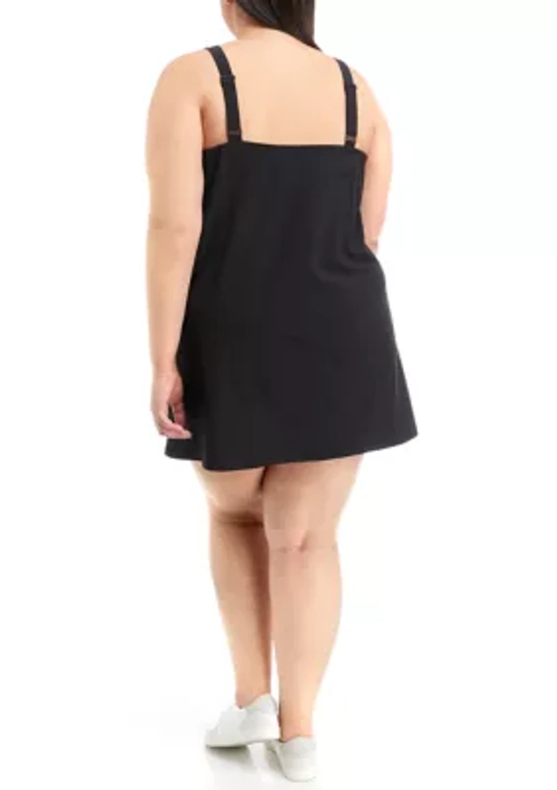 Plus Sleeveless A-Line Active Dress