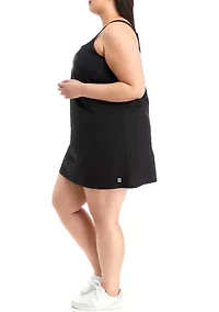 Plus Sleeveless A-Line Active Dress