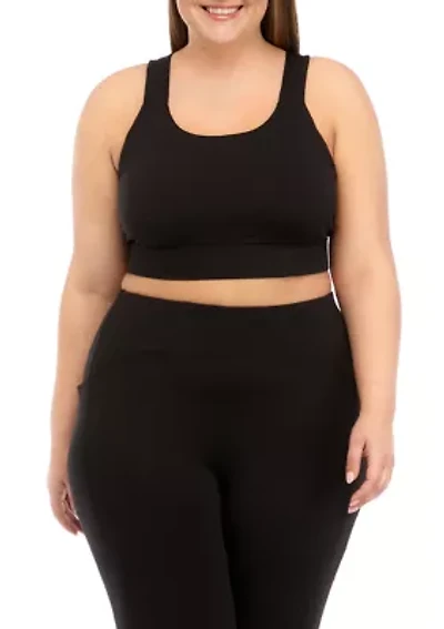 Plus High Impact Racerback Sports Bra