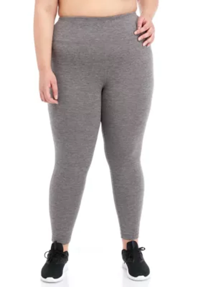 Plus Medium Impact High Waisted Full Length Leggings