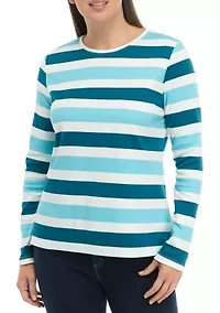 Petite Perfectly Soft Long Sleeve Crew T-Shirt