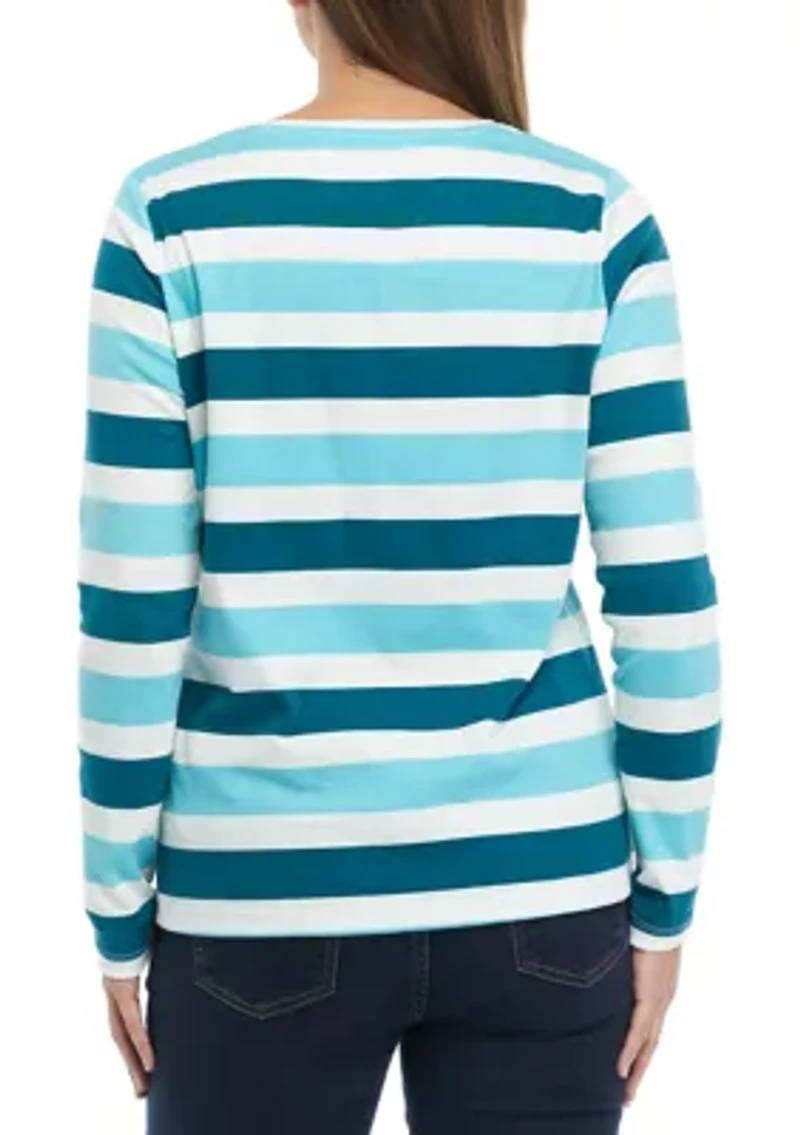 Petite Perfectly Soft Long Sleeve Crew T-Shirt