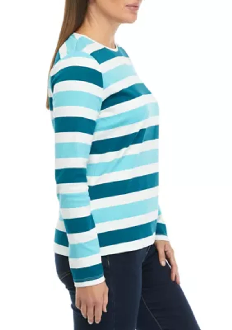 Petite Perfectly Soft Long Sleeve Crew T-Shirt