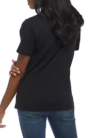 Petite Short Sleeve Polo Shirt