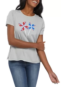 Petite Short Sleeve Graphic T-Shirt