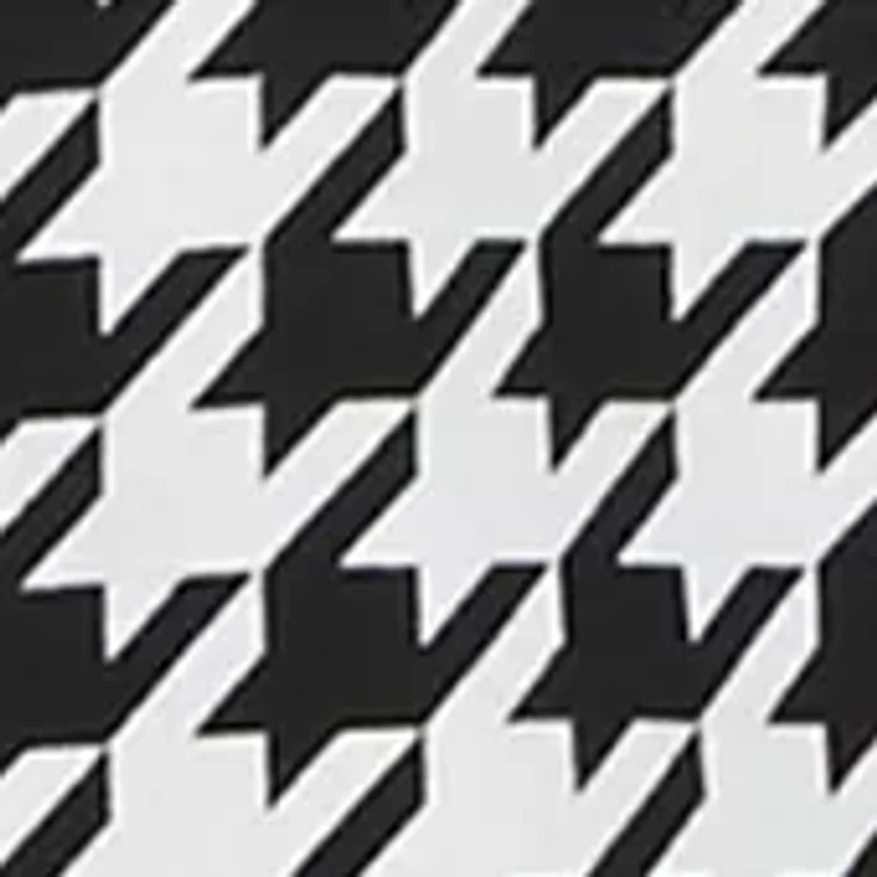 Petite Long Sleeve Crew Neck Allover Print Top