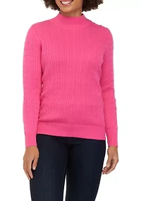 Petite Long Sleeve Turtleneck Sweater
