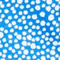 Petite Scallop Neck Polka Dot T-Shirt