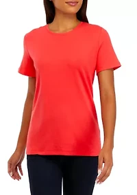 Petite Short Sleeve Fashion T-Shirt