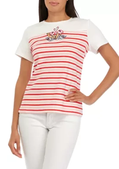 Petite Short Sleeve Graphic T-Shirt