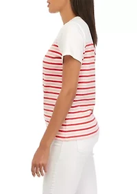Petite Short Sleeve Graphic T-Shirt