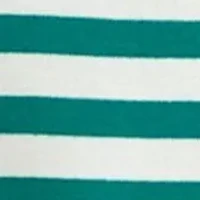 Petite Stripe Crew Neck Top