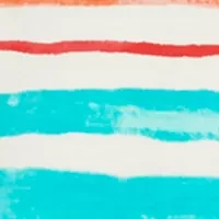 Petite Stripe Printed Top