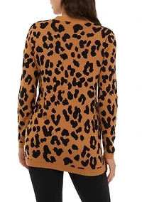 Petite Jacquard Cardigan