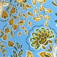 Petite Johnny Collar Floral Dress