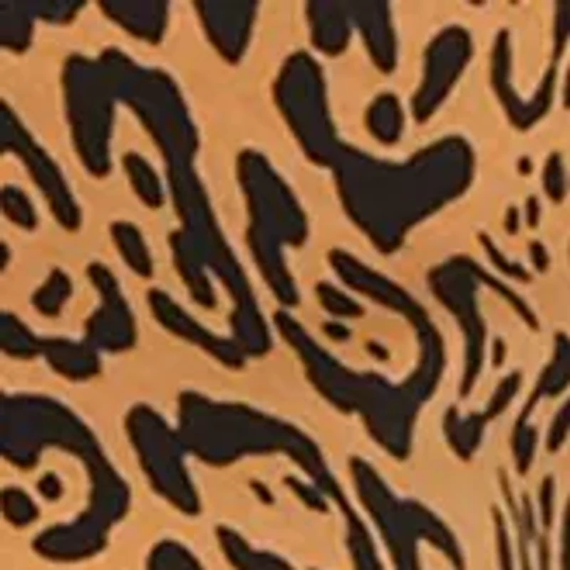 Petite 3/4 Sleeve Crew Neck Printed Top