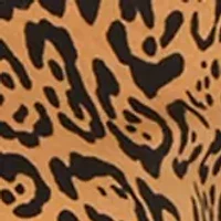 Petite 3/4 Sleeve Crew Neck Printed Top