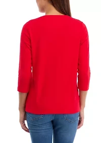 Petite Crew Graphic T-Shirt