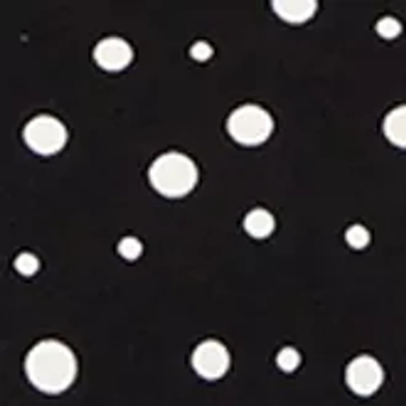 Petite Long Sleeve Mock Neck Polka Dot T-Shirt