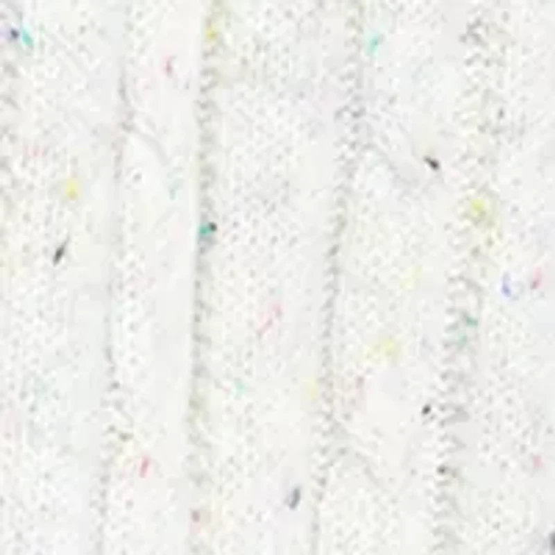 Petite Speckled Cable Knit Cardigan