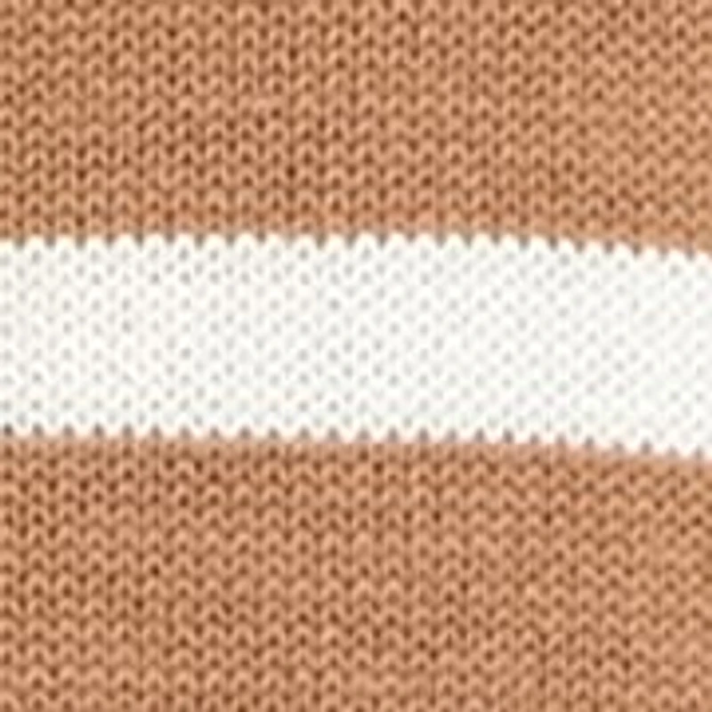 Petite Striped Button Up Cardigan