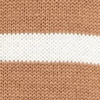 Petite Striped Button Up Cardigan