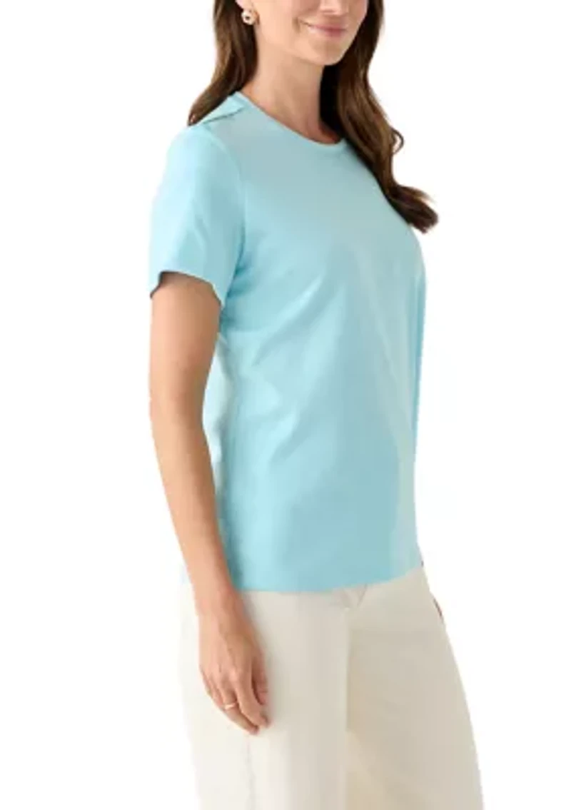 Petite Short Sleeve Heather T-Shirt