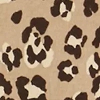 Petite Printed Crew Neck Top