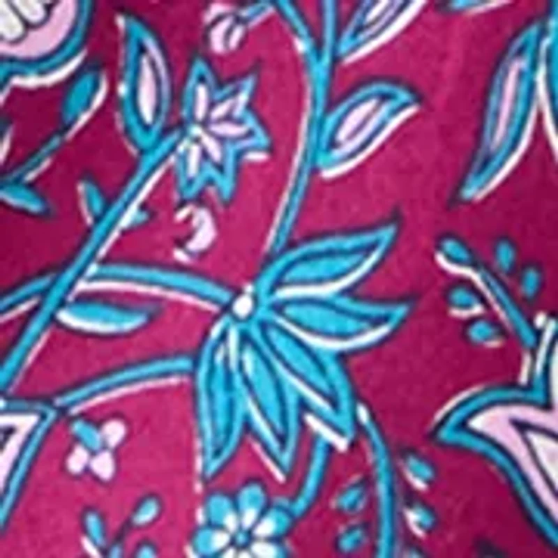 Petite Border Printed Top