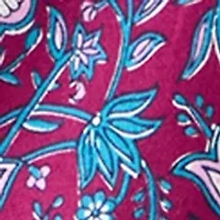 Petite Border Printed Top