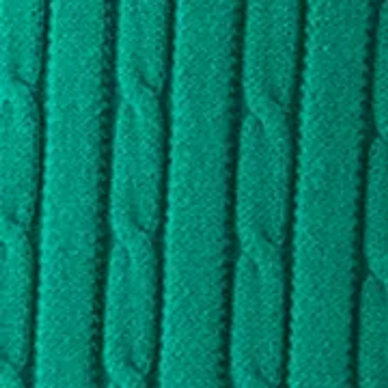 Women's Long Sleeve Cable Crew Sweater