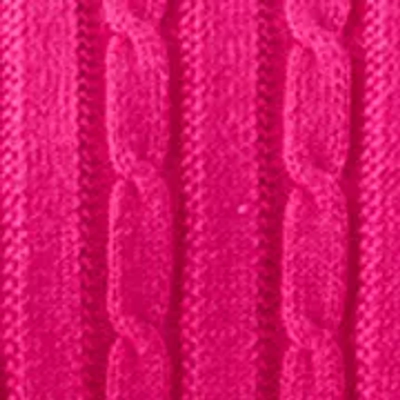 Women's Long Sleeve Cable Crew Sweater