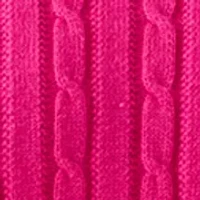 Women's Long Sleeve Cable Crew Sweater