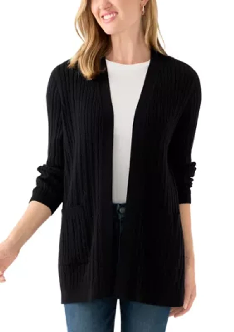 Petite Cable Cardigan
