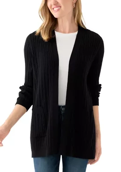 Petite Cable Cardigan