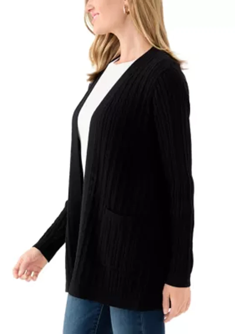 Petite Cable Cardigan