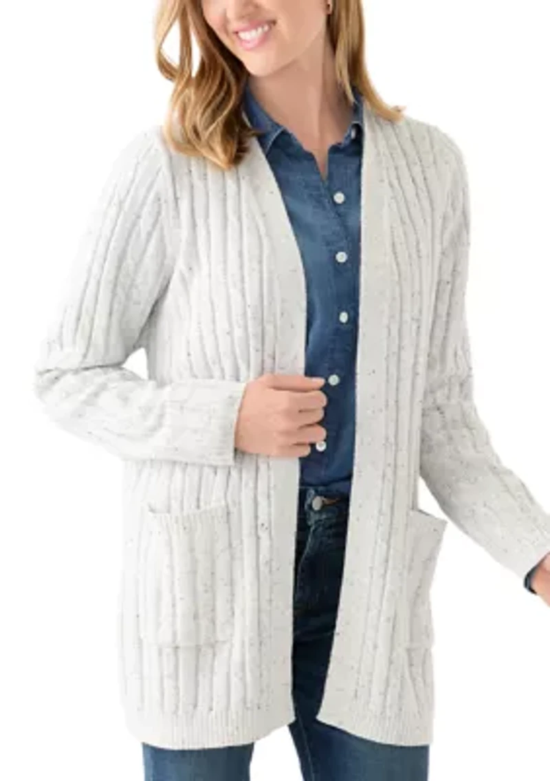 Petite Cable Cardigan