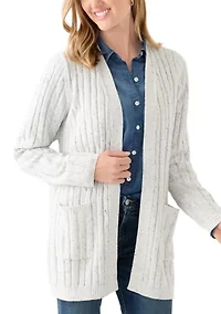 Petite Cable Cardigan