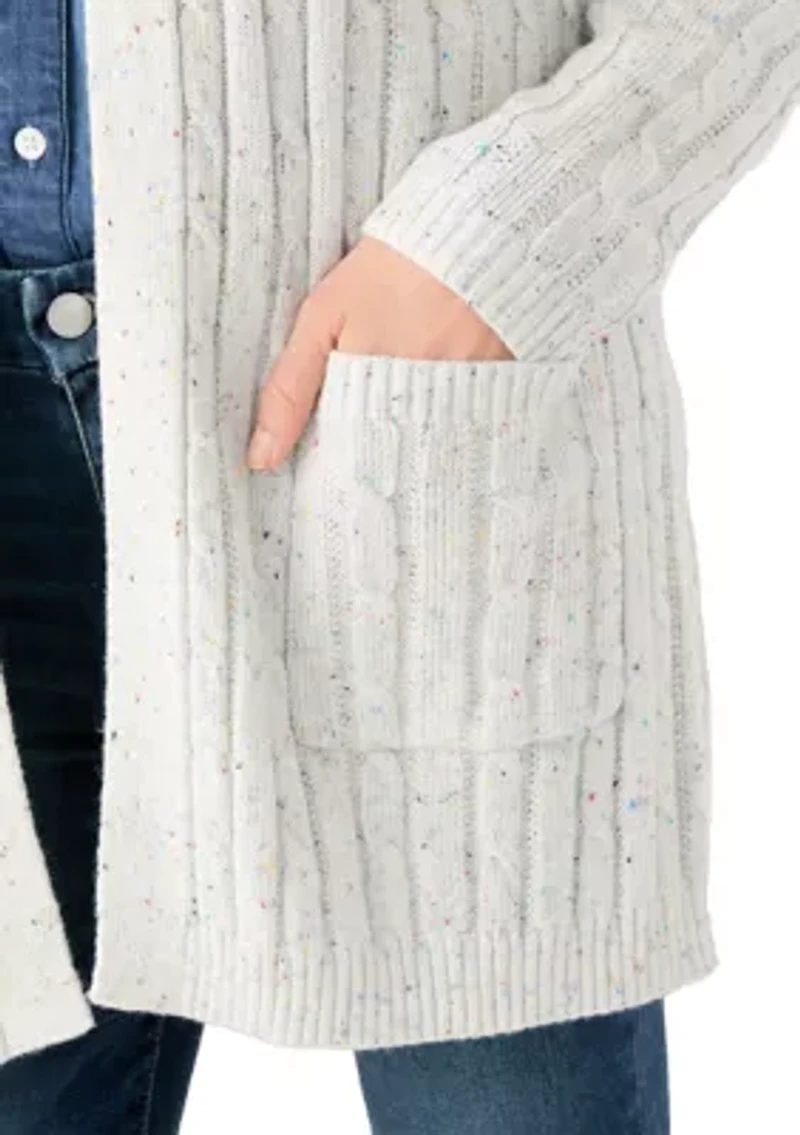 Petite Cable Cardigan