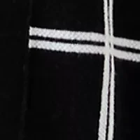 Petite Windowpane Jacquard Cardigan