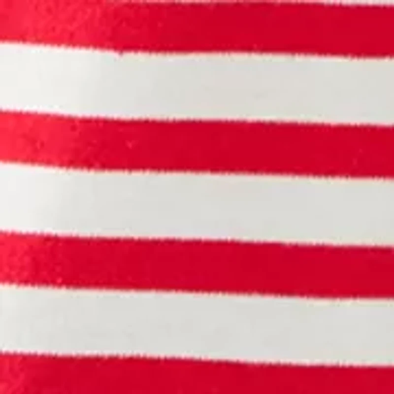 Petite 3/4 Sleeve Stripe Christmas Tree Graphic T-Shirt