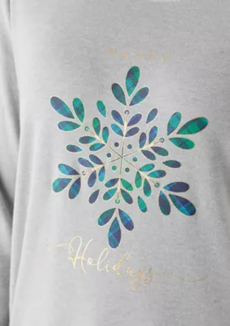 Petite Snowflake Graphic T-Shirt