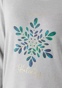Petite Snowflake Graphic T-Shirt