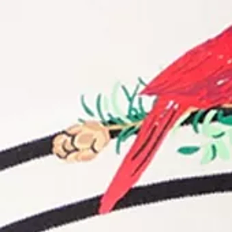 Petite 3/4 Crew Pieced Yoke Graphic Shirt