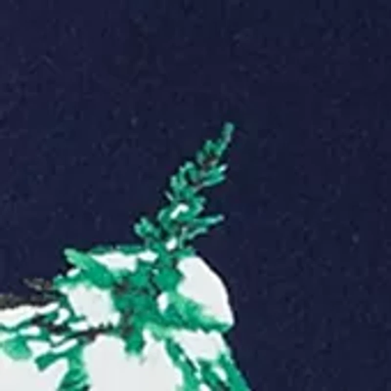 Petite Long Sleeve Holiday Graphic T-Shirt