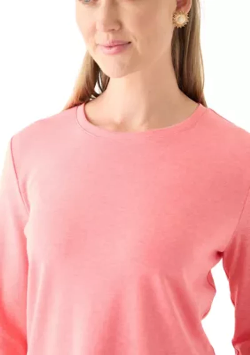Petite Crew Neck Top