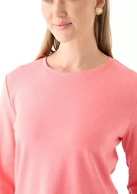 Petite Crew Neck Top