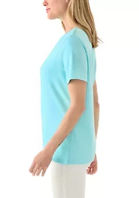 Petite Short Sleeve Crew T-Shirt
